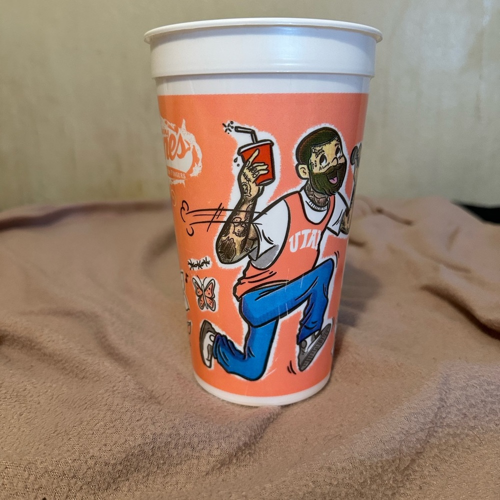 Limited edition Post Malone Colorful Graphic Tumbler. - Picture 2 of 11